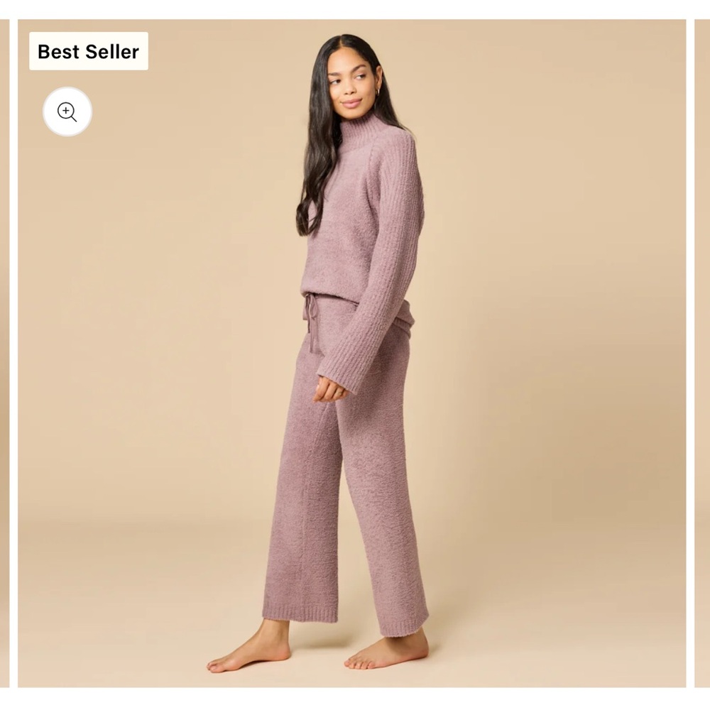 Marshmallow Rib Mock Neck with Long Pant - Picture 6 of 8